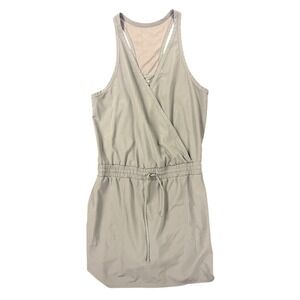 Athleta Take a Hike Skort Dress Olive Green Racerback Activewear Womens 4
